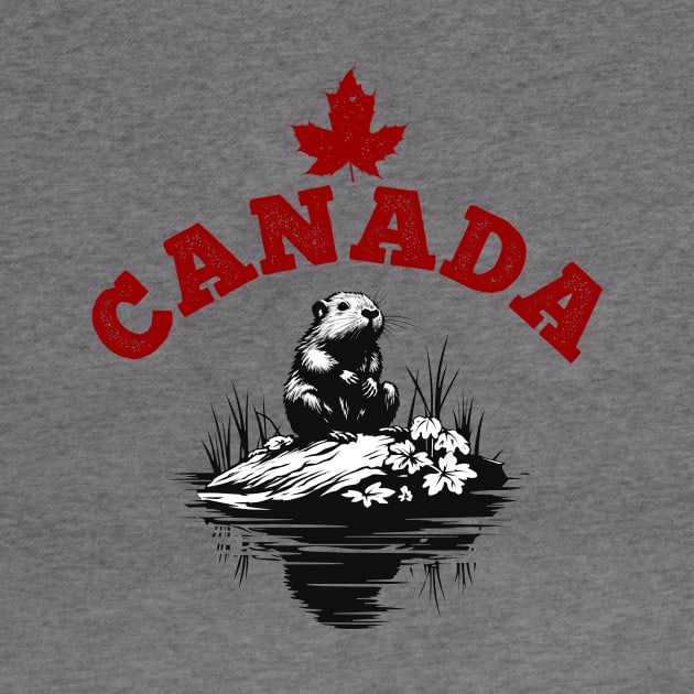 Canadian Beaver Small by DavidLoblaw